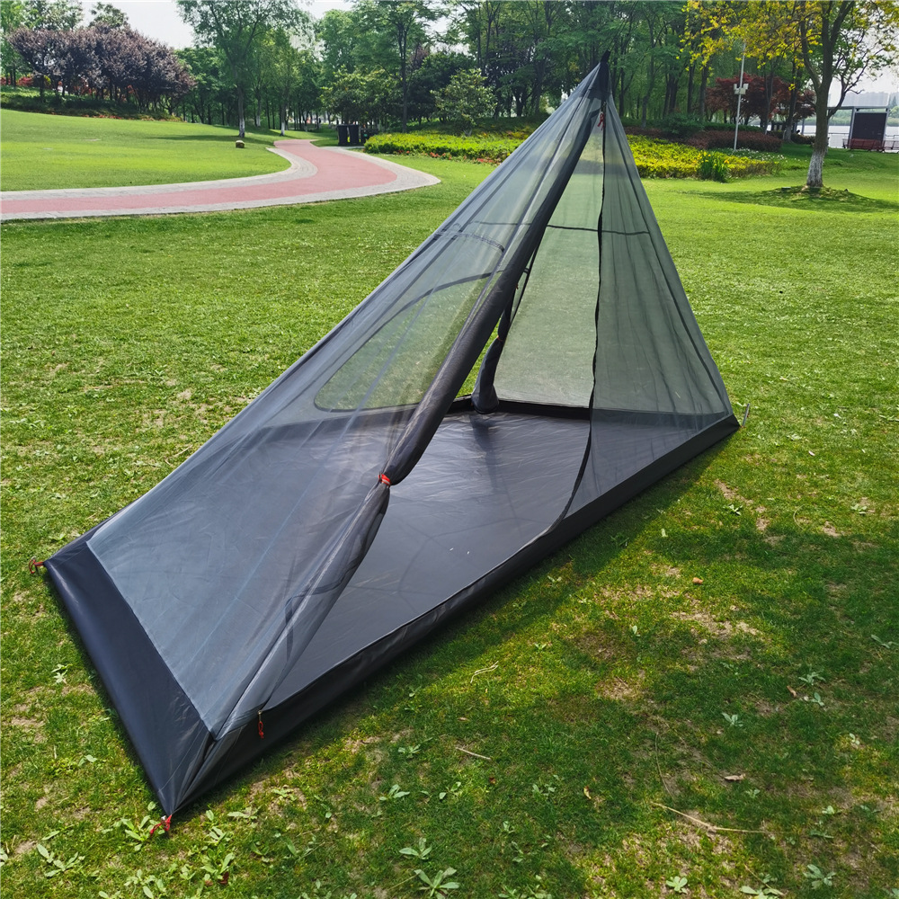 Cheap Goat Tents Ultralight Pyramid Outdoor Indoor Tent Summer Mesh Tent Portable Hiking Camping Tepee Inside Tent 2022 New   